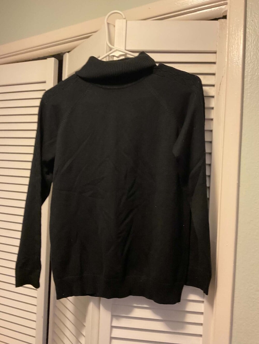Black Turtleneck Sweater - Classic Knit